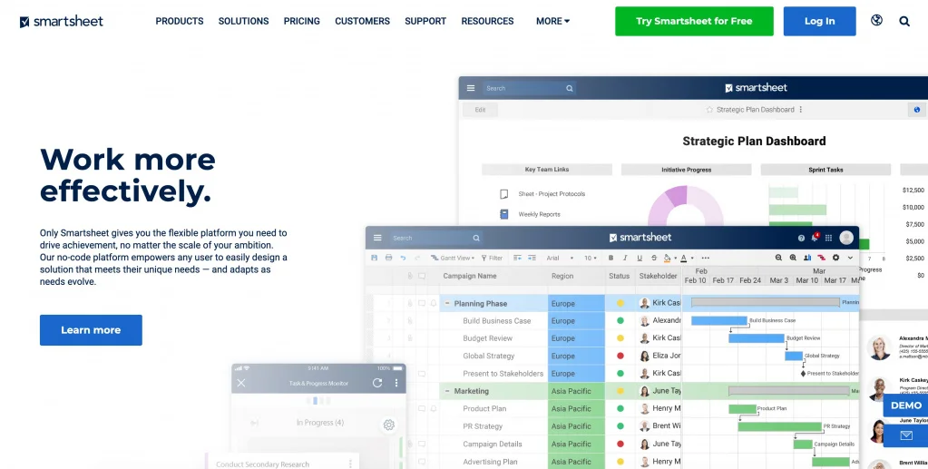 Smartsheet as basecamp alternative Smartsheet as basecamp alternative
