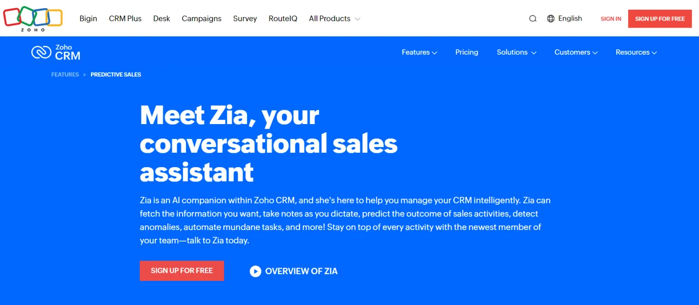 Zoho CRM's Zia.png Zoho CRM's Zia.png
